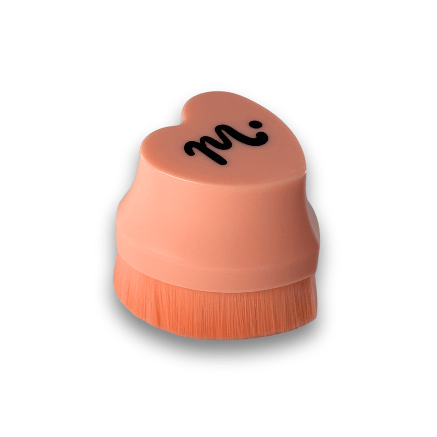 Pink Heart-Shaped Dusting Nail Brush