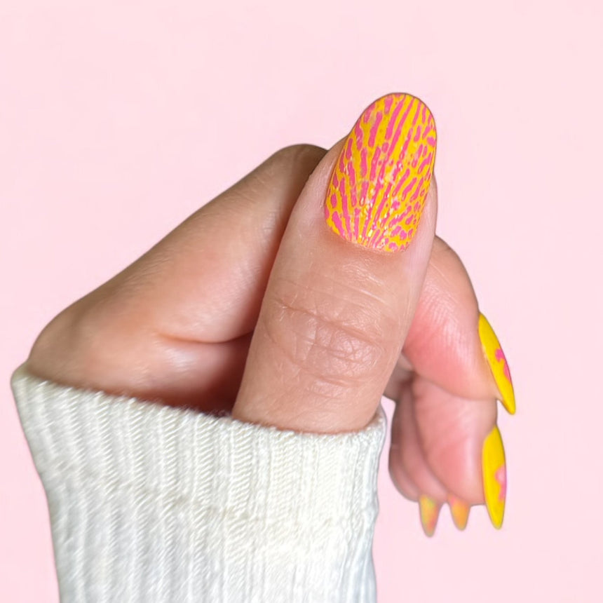 Poised Petals (M606) - Nail Stamping Plate