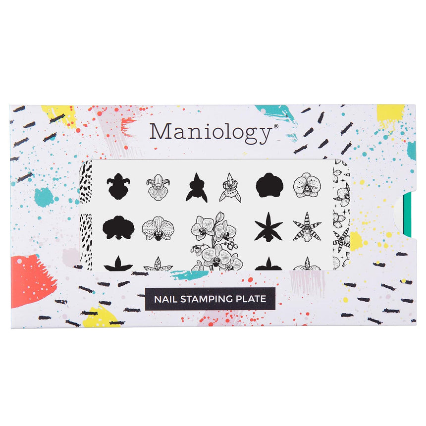 Poised Petals (M606) - Nail Stamping Plate