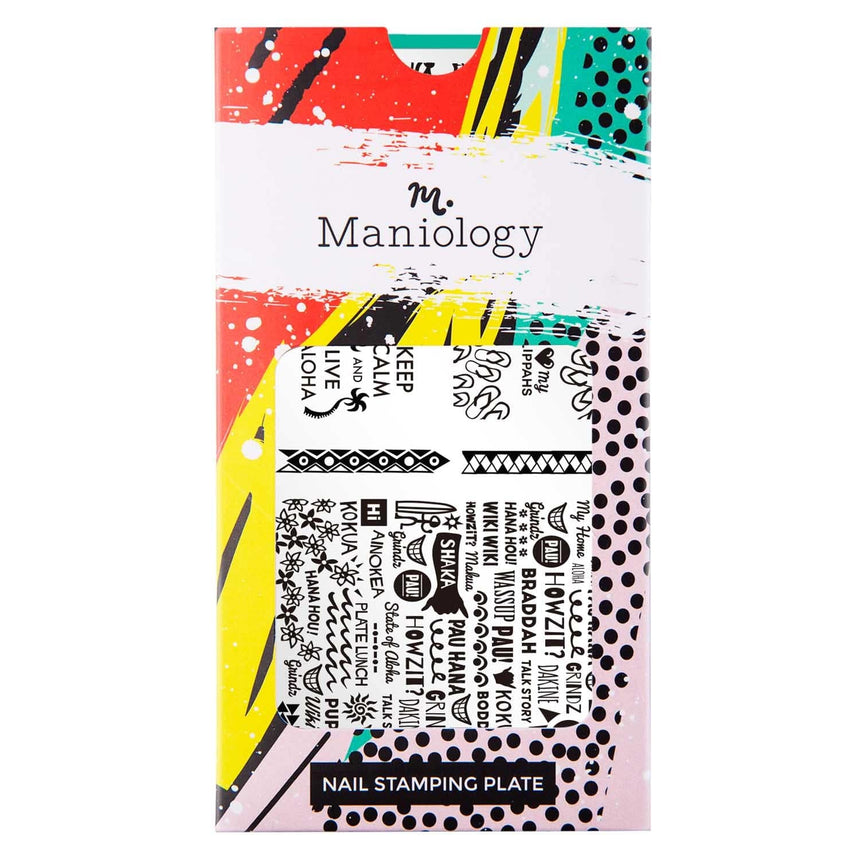 Polynesia: Pau Hana (M380) - Nail Stamping Plate