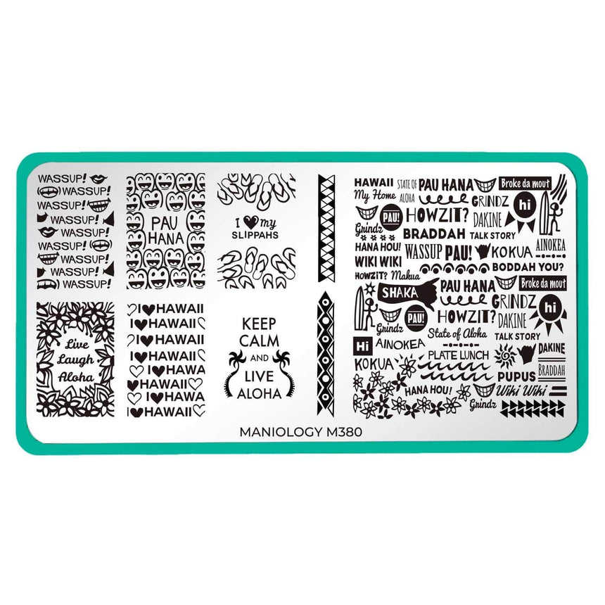 Polynesia: Pau Hana (M380) - Nail Stamping Plate