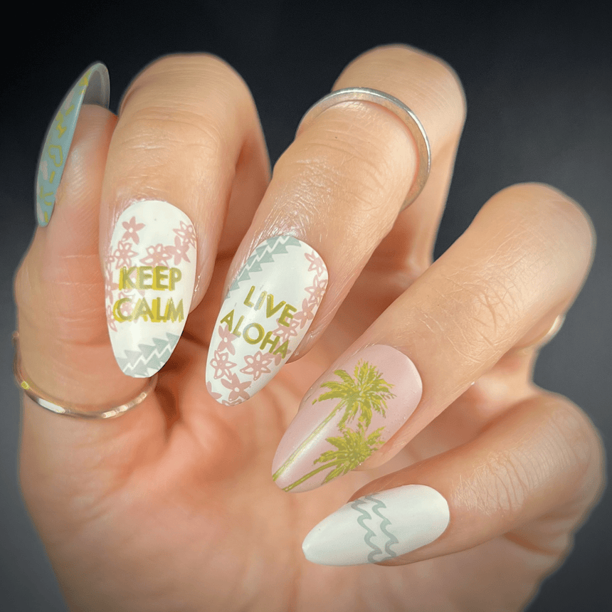 Polynesia: Pau Hana (M380) - Nail Stamping Plate