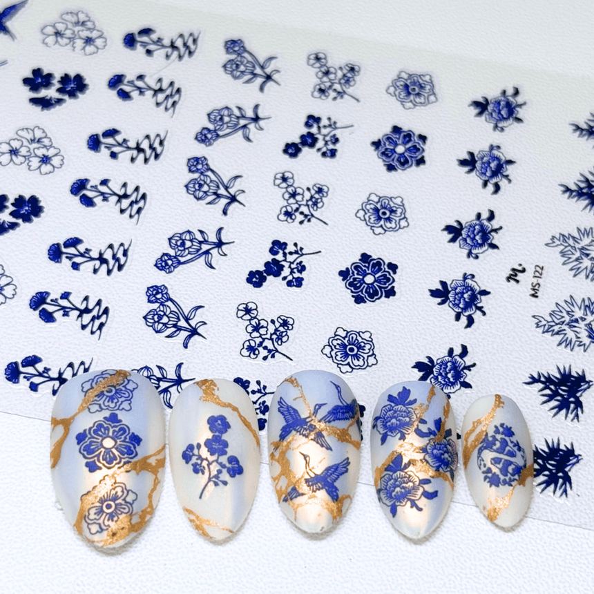 Porcelain Pictures (MS-122) - Nail Art Sticker