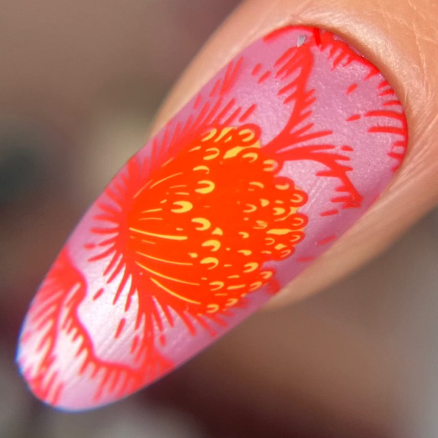 Pretty Petals (M571) - Nail Stamping Plate