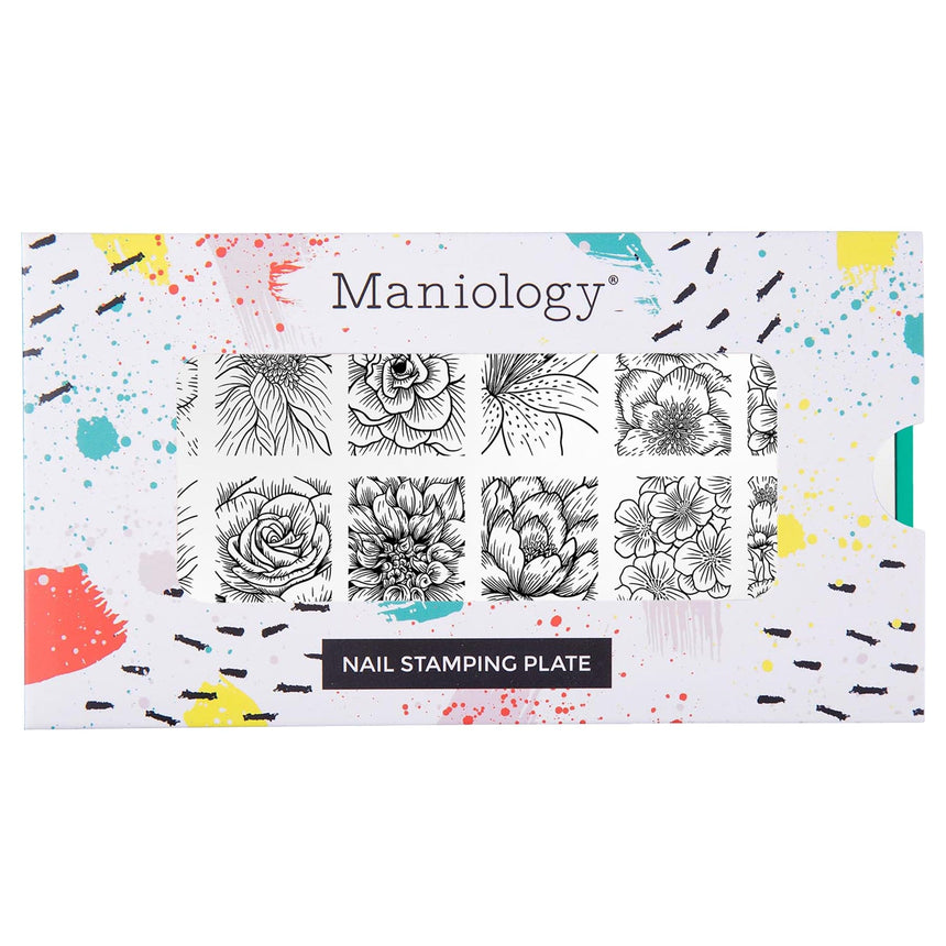 Pretty Petals (M571) - Nail Stamping Plate