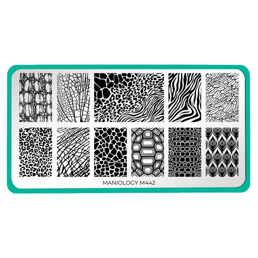 Prowl and Polish (M442) - Nail Stamping Plate