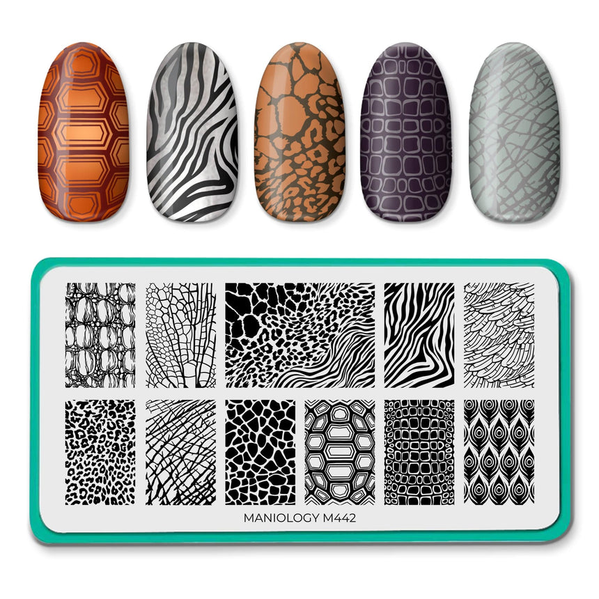 Prowl and Polish (M442) - Nail Stamping Plate