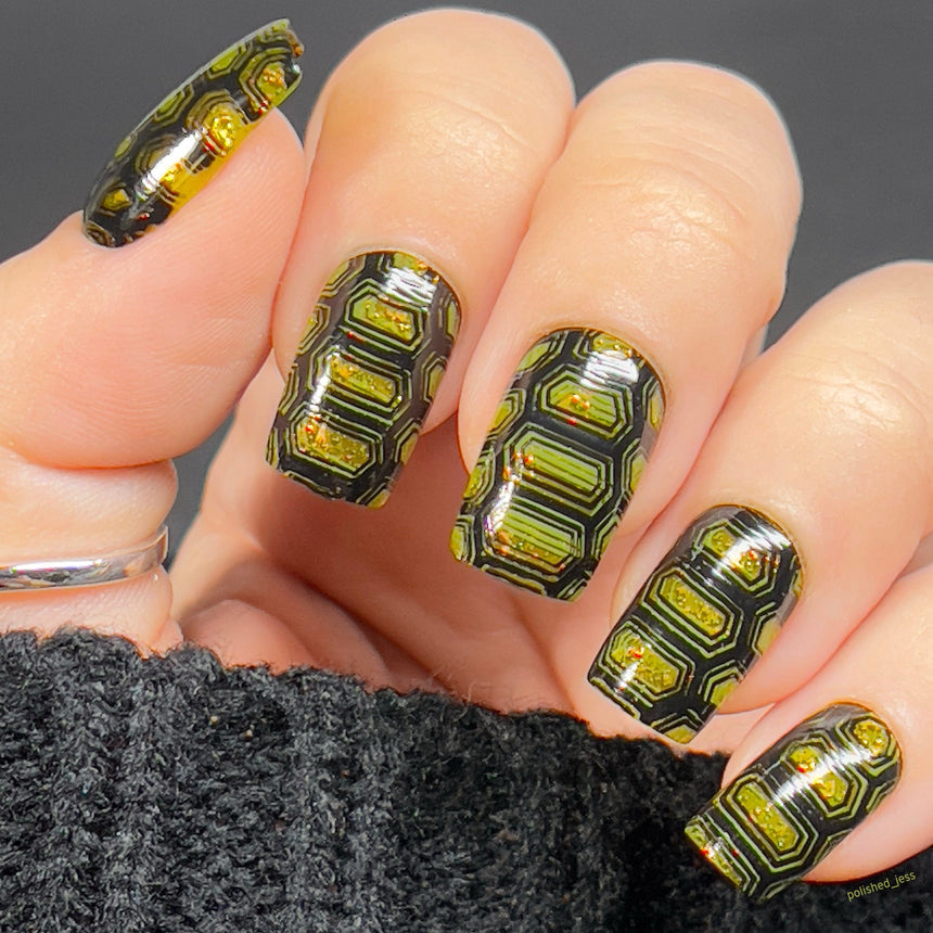 Prowl and Polish (M442) - Nail Stamping Plate