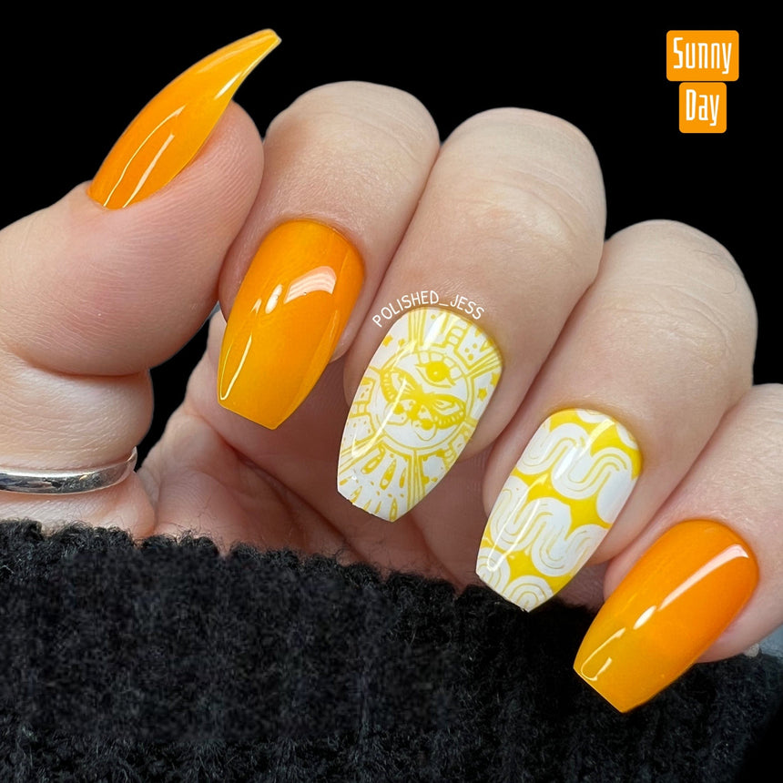 Rainbow Splash: 6-Piece Sheer Tint Stamping Polish Set