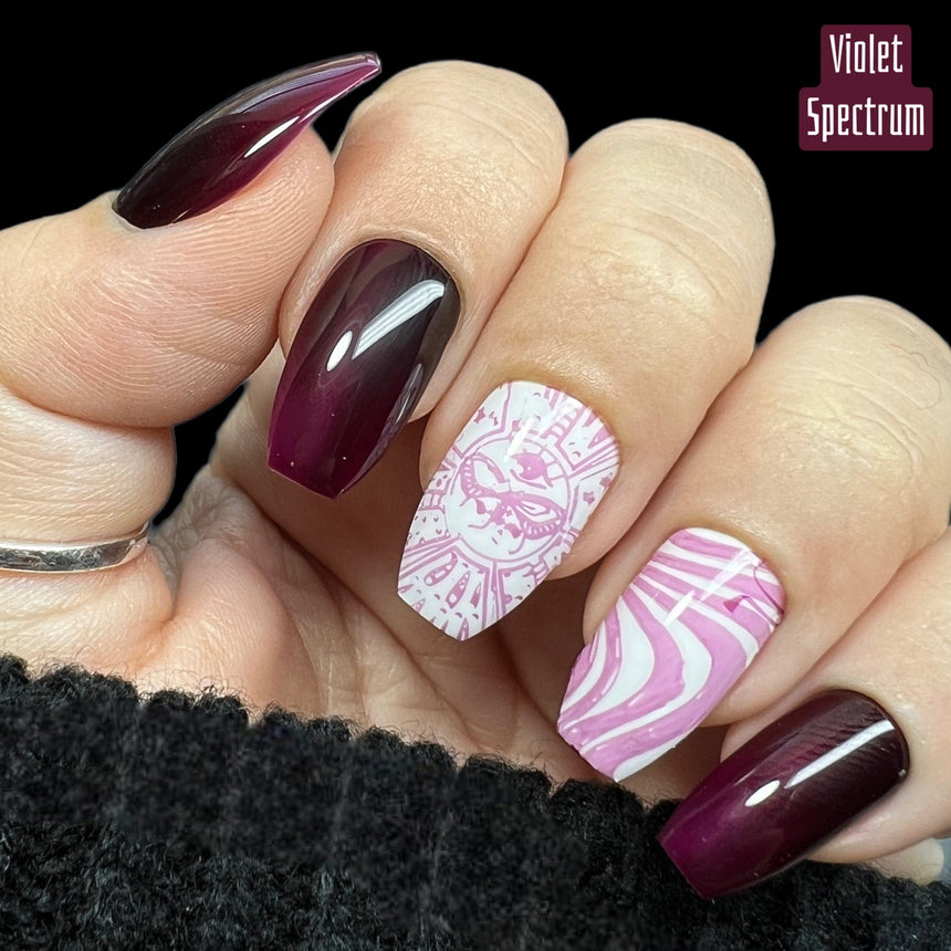 Rainbow Splash: 6-Piece Sheer Tint Stamping Polish Set