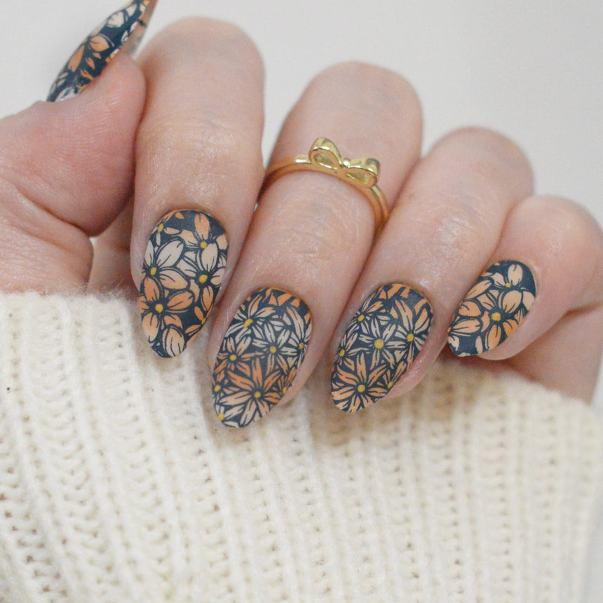 Rainforest Blooms (M612) - Nail Stamping Plate
