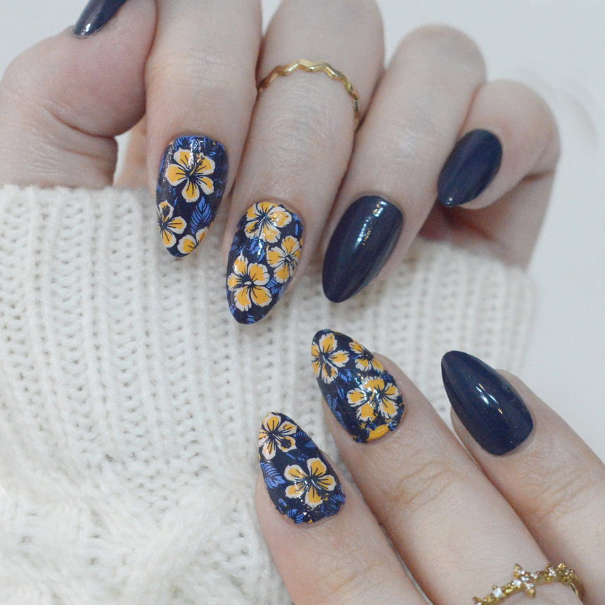 Rainforest Blooms (M612) - Nail Stamping Plate