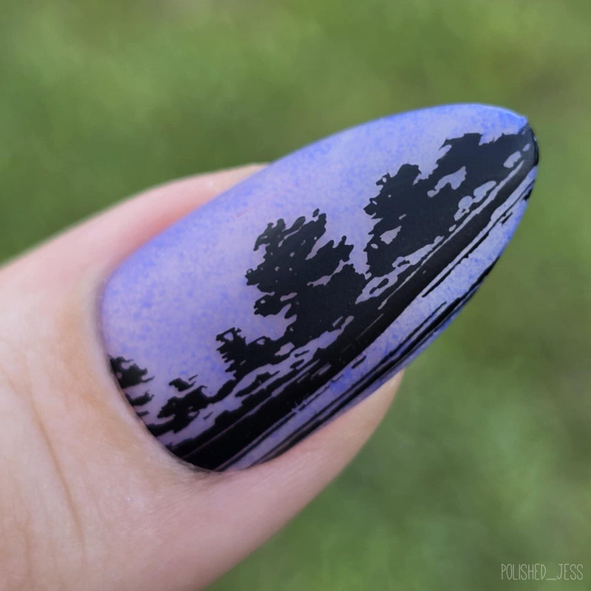 Road Trippin' (M600) - Nail Stamping Plate