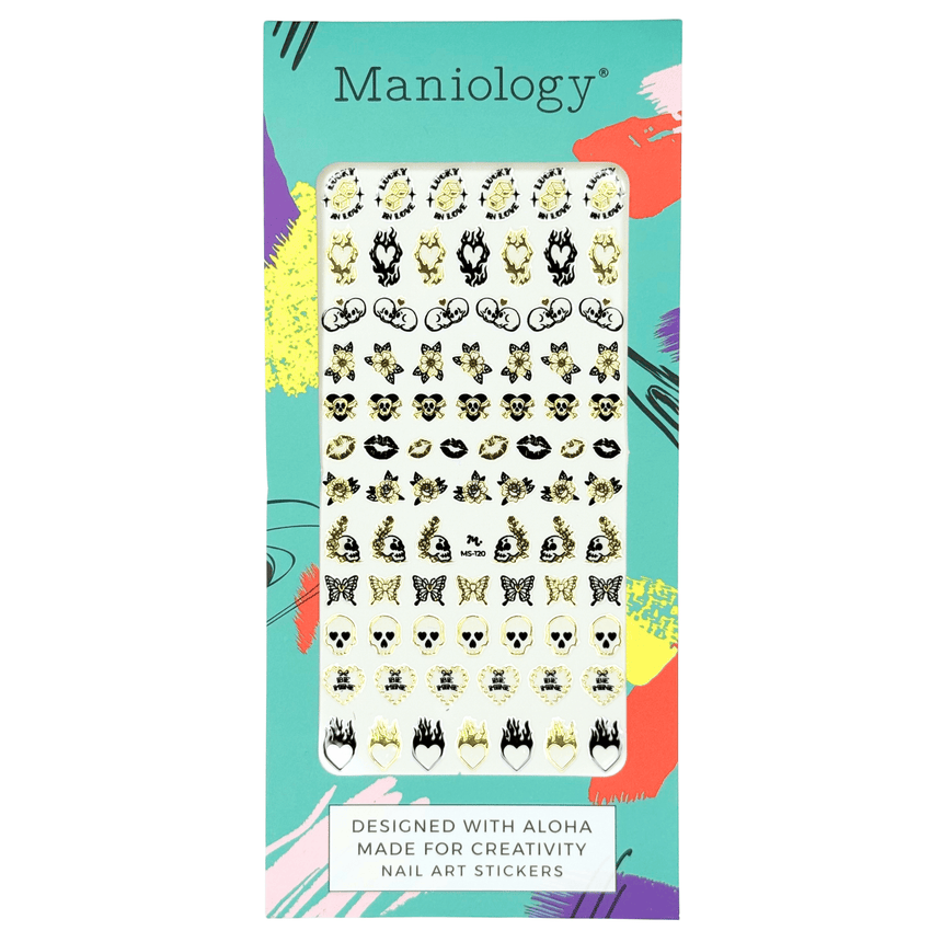 Rockabilly (MS-120) - Nail Art Sticker