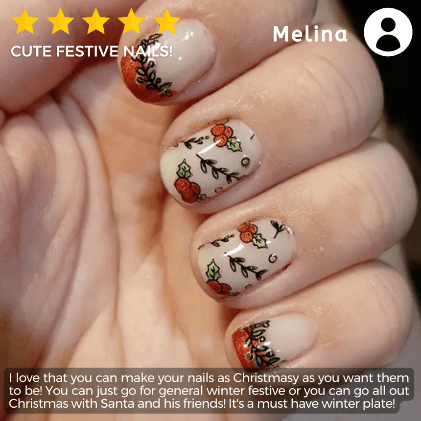 Santa's Workshop (M341) - Nail Stamping Plate