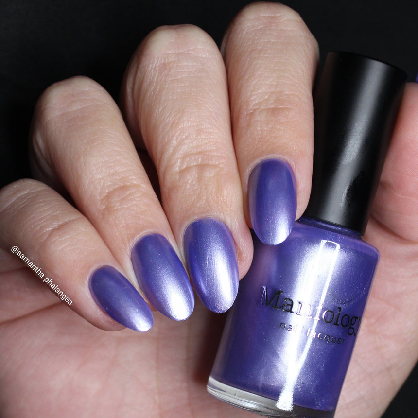 Satin Slumber: Silk Sheets (P177) - Purple Smooth Metallic Nail Polish