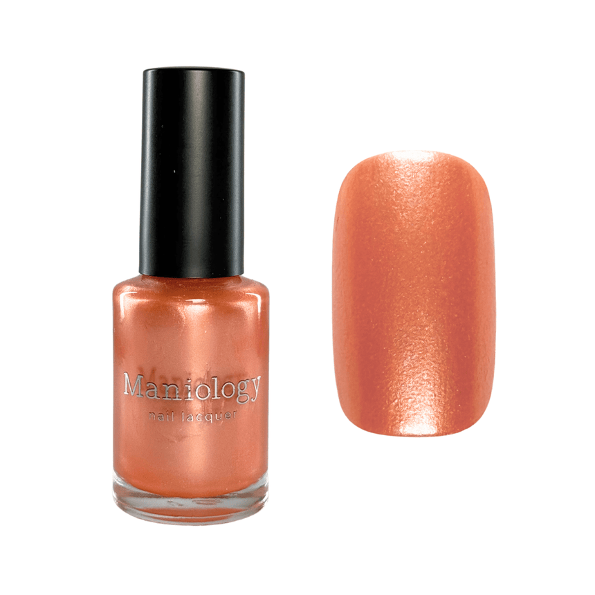 Satin Slumber: Pillow Talk (P175) - Coral Smooth Metallic Nail Polish