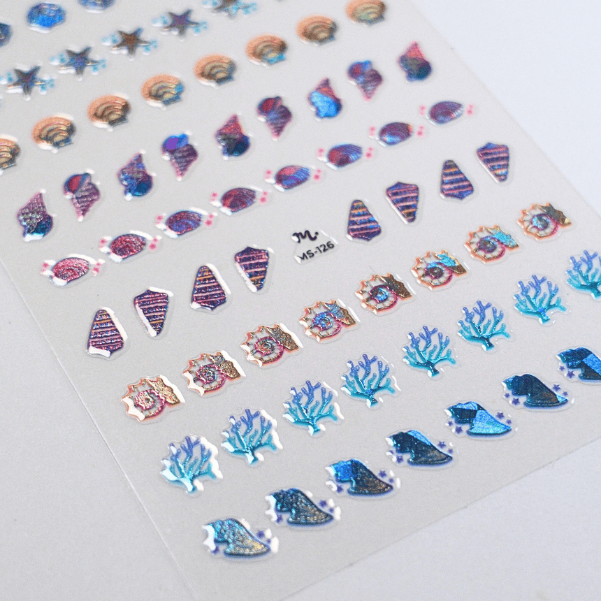 Seashore Gems (MS-126) - Nail Art Sticker