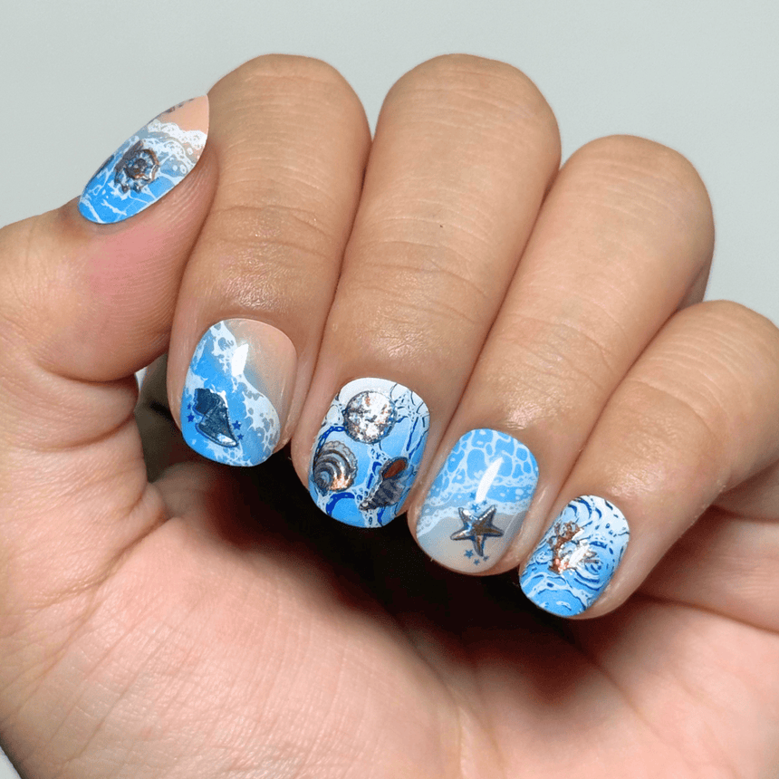 Seashore Gems (MS-126) - Nail Art Sticker