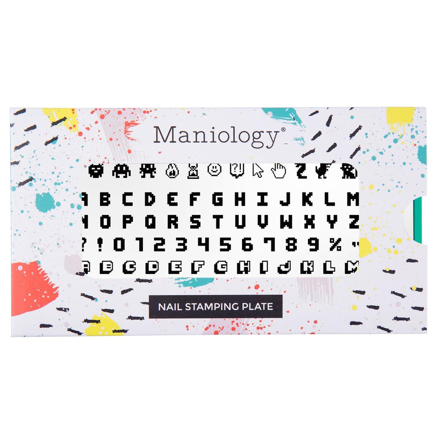Seeing Pixels (M633) - Nail Stamping Plate