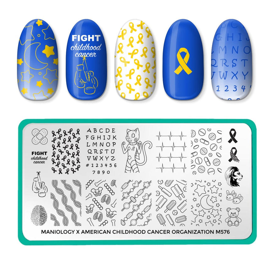 SFAC: American Childhood Cancer Organization (M576) - Nail Stamping Plate