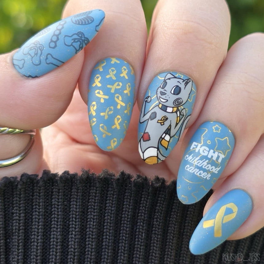 SFAC: American Childhood Cancer Organization (M576) - Nail Stamping Plate