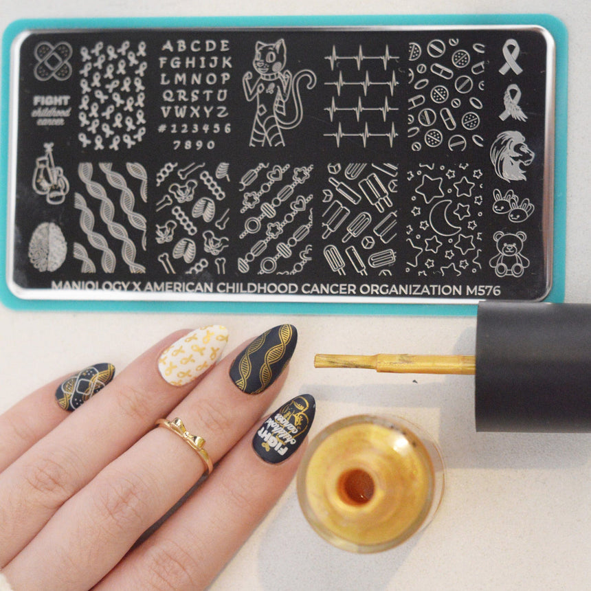 SFAC - American Childhood Cancer Organization Nail Stamping Bundle