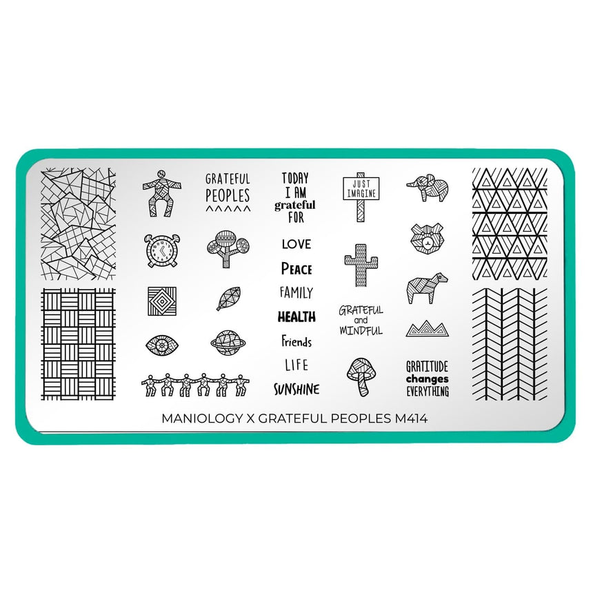 SFAC: Grateful Peoples (M414) - Nail Stamping Plate