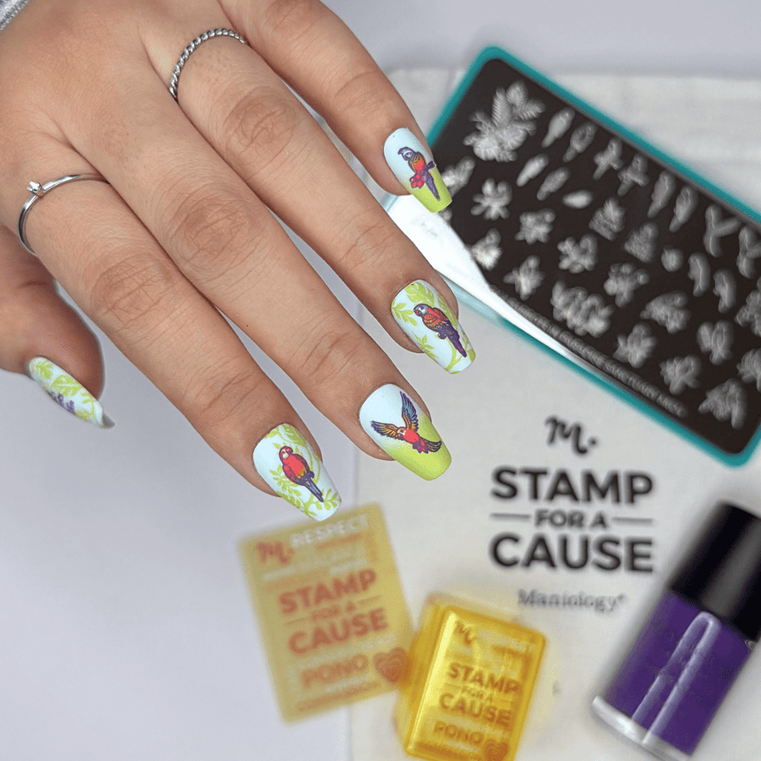 SFAC - Parrots in Paradise Nail Stamping Bundle