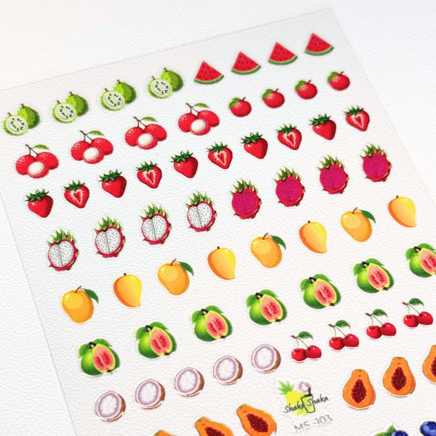 Shaka Shaka Tea Express x Maniology - Blended Bliss Nail Art Sticker