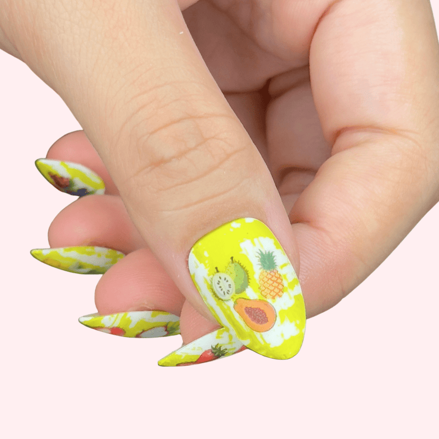 Shaka Shaka Tea Express x Maniology - Blended Bliss Nail Art Sticker