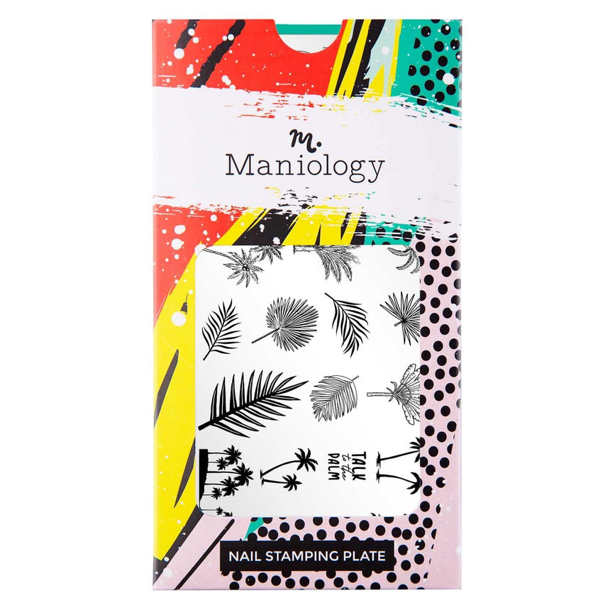 Shake Your Palm Fronds (M387) - Nail Stamping Plate