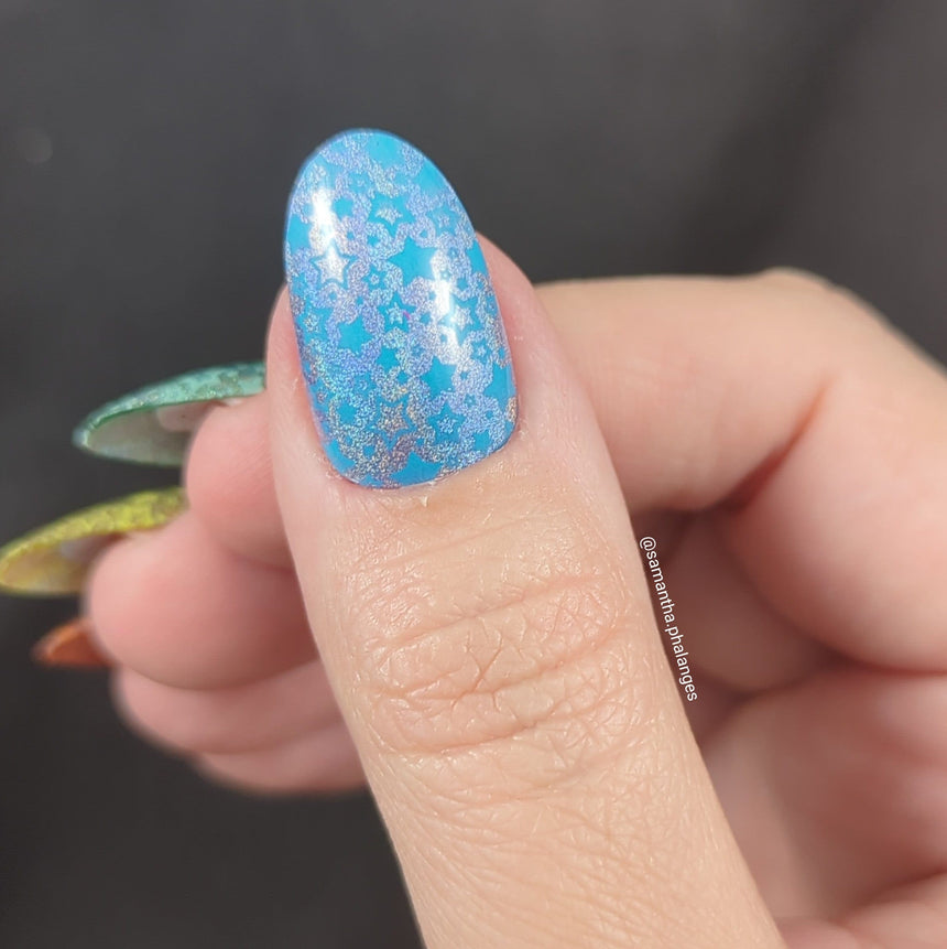 Shape Nouveau: All-Star (M483) - Nail Stamping Plate