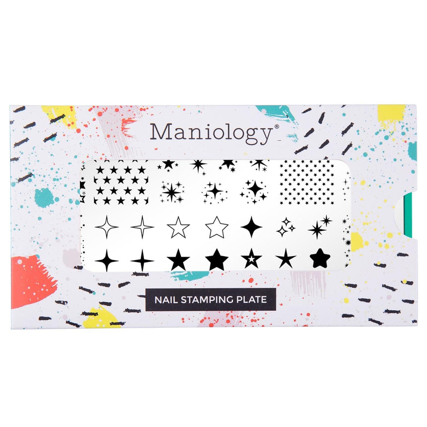 Shape Nouveau: All-Star (M483) - Nail Stamping Plate