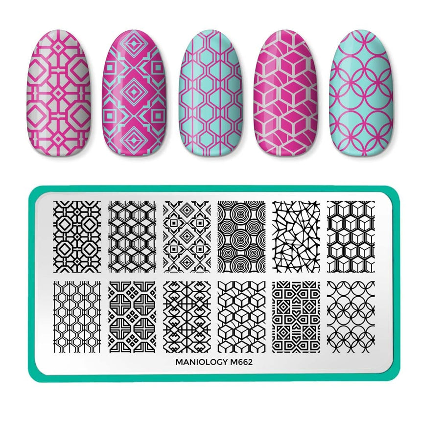 Shape Up (M662) - Nail Stamping Plate