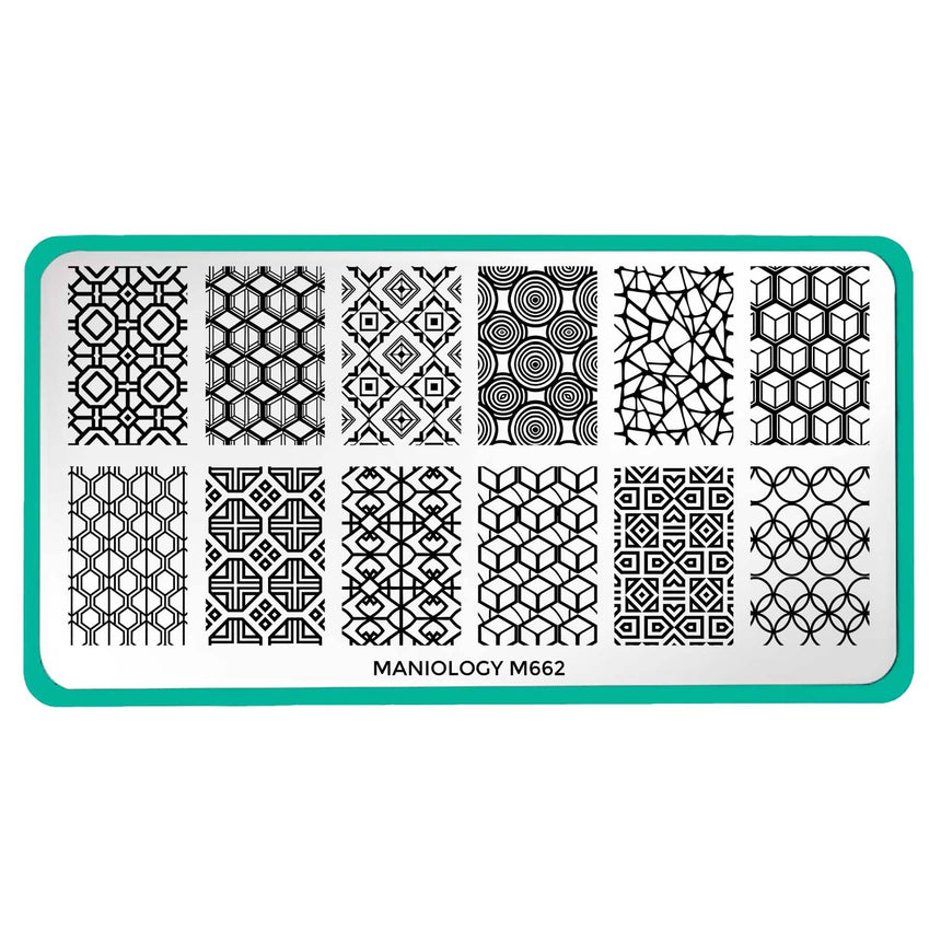 Shape Up (M662) - Nail Stamping Plate