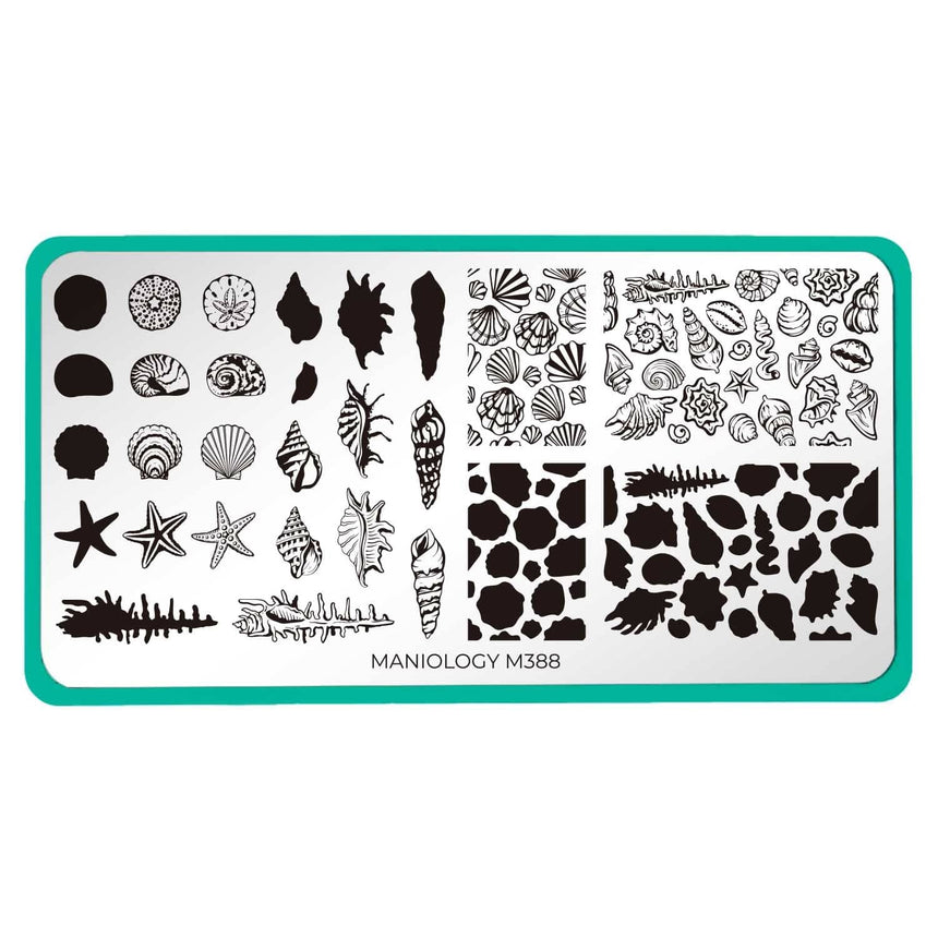 Shell Yeah! (M388) - Nail Stamping Plate