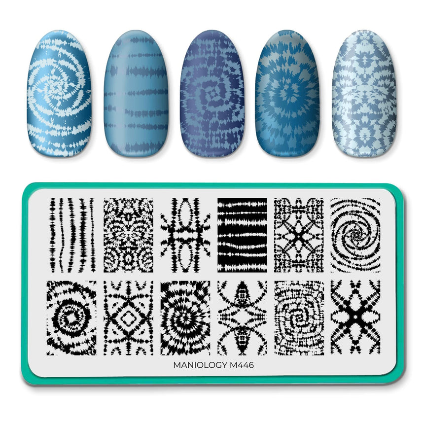 Shibori (M446) - Nail Stamping Plate