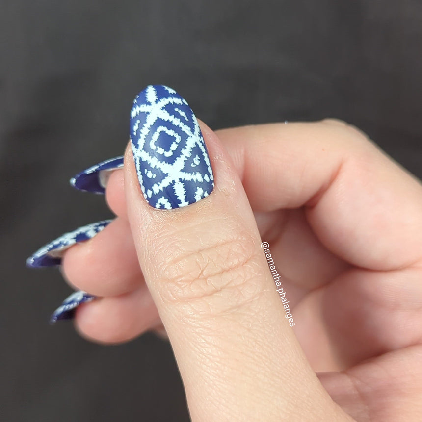 Shibori (M446) - Nail Stamping Plate
