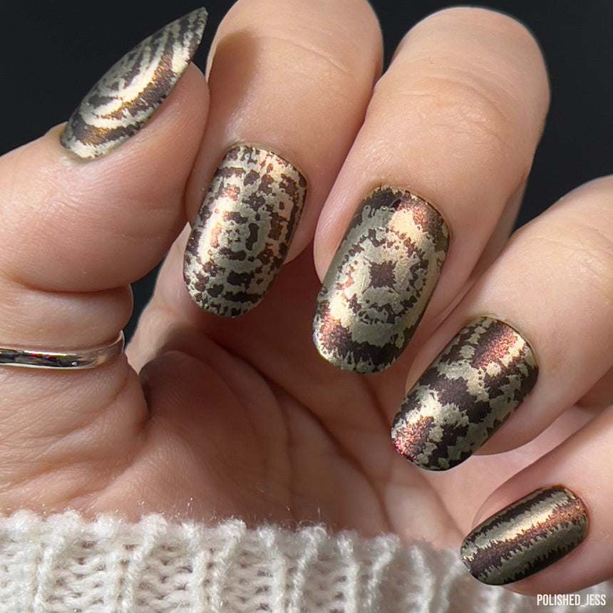 Shibori (M446) - Nail Stamping Plate