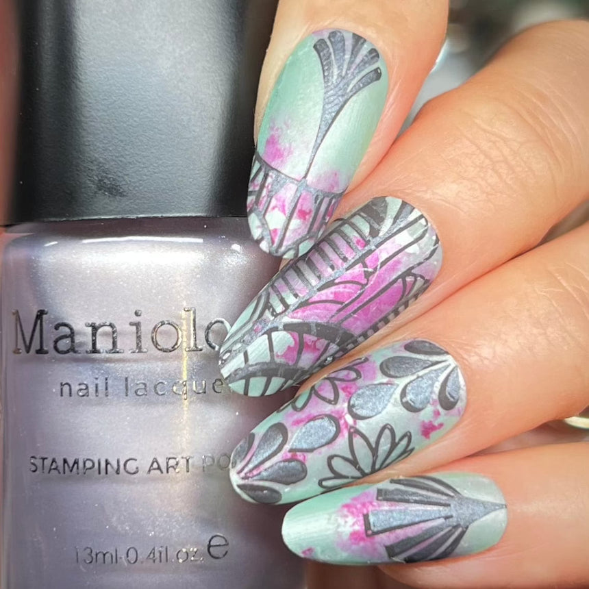 Silver Screen (B541) - Metallic Silver Stamping Polish