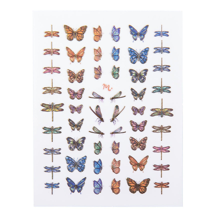 Sky Dancers - 2pc Nail Art Sticker Set