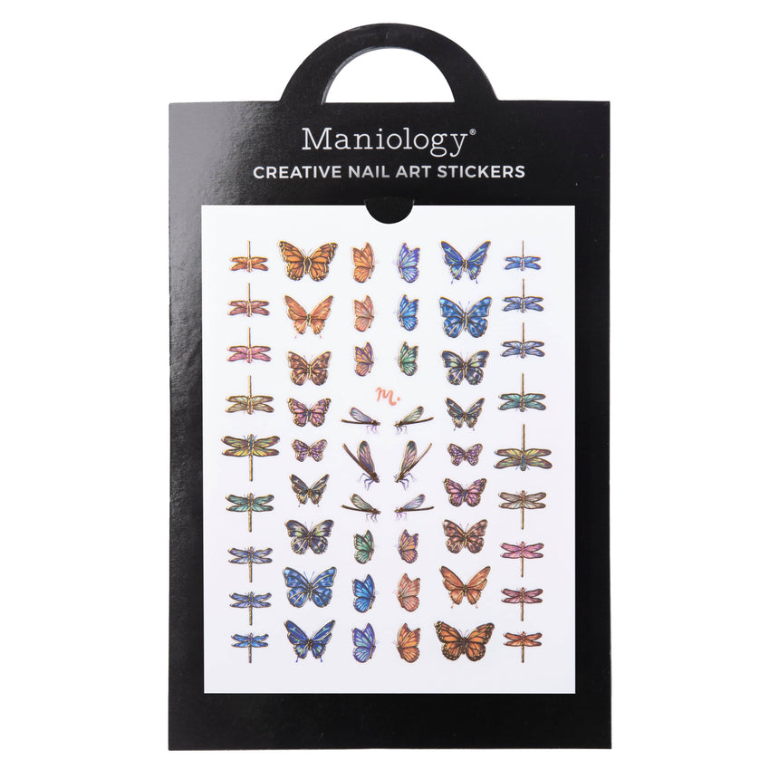 Sky Dancers - 2pc Nail Art Sticker Set