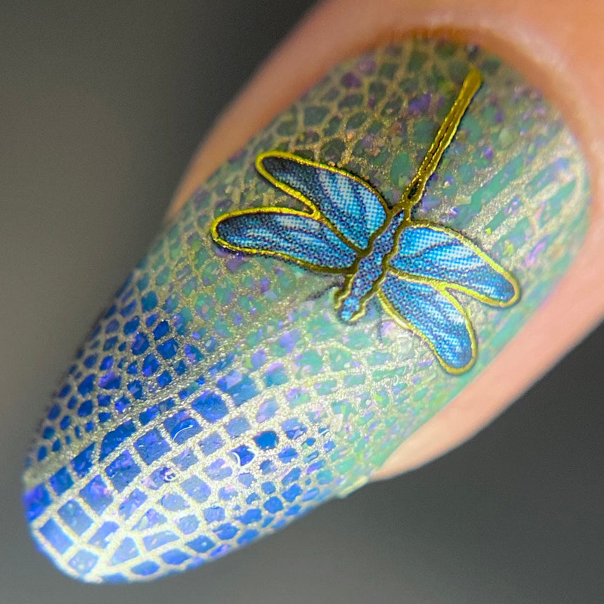 Sky Dancers - 2pc Nail Art Sticker Set