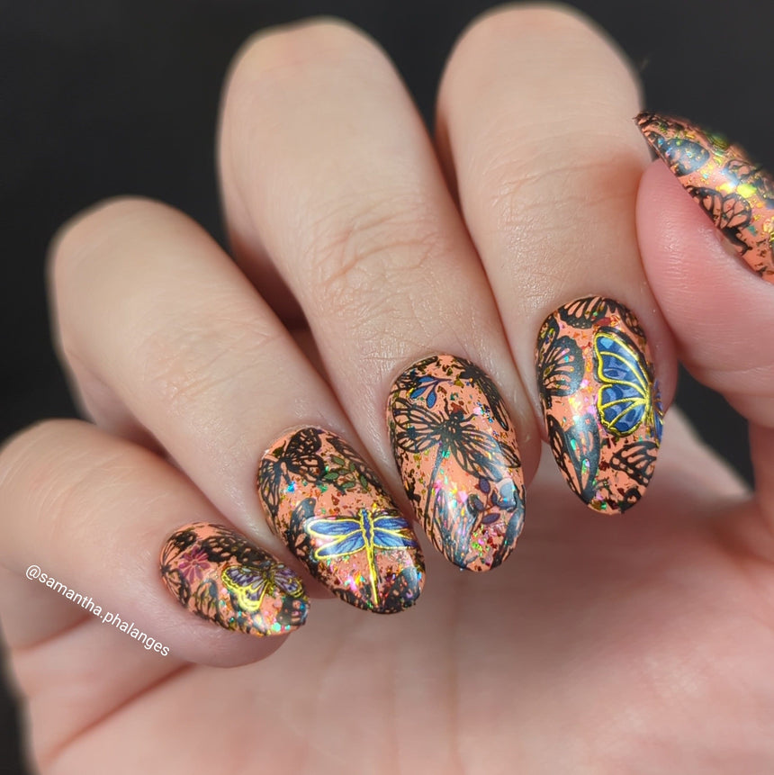 Sky Dancers - 2pc Nail Art Sticker Set