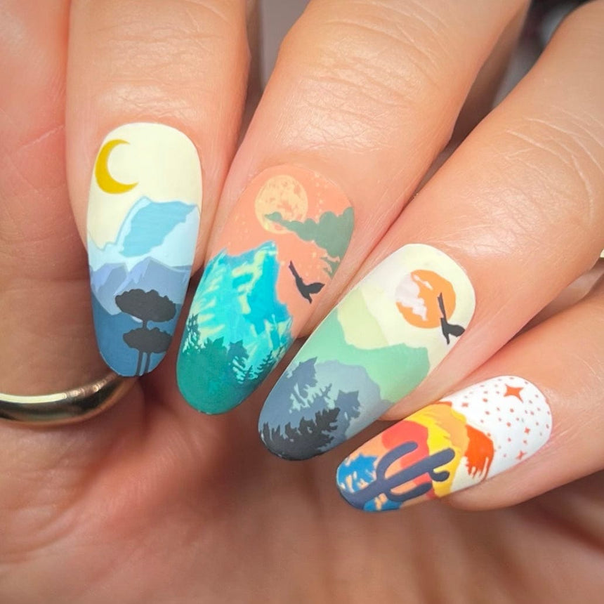 Skyline Summit (M603) - Nail Stamping Plate