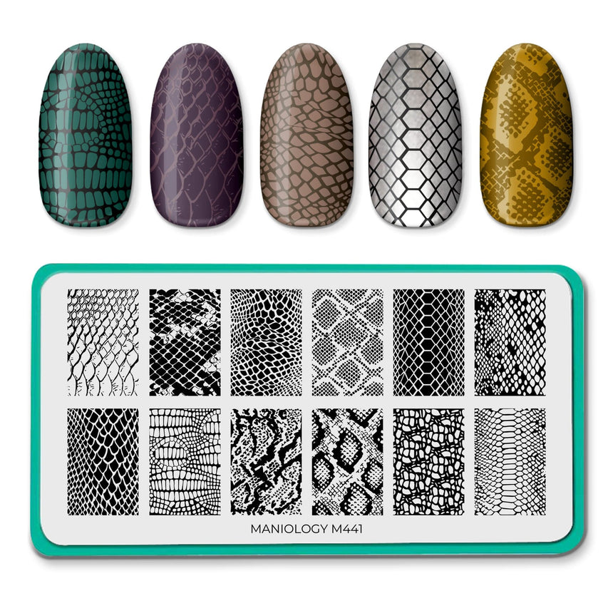 Slither in Style (M441) - Nail Stamping Plate