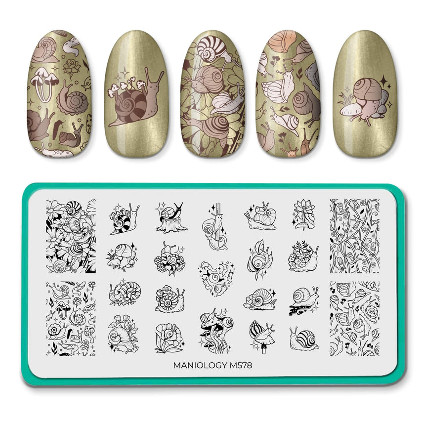 Slow & Steady (M578) - Nail Stamping Plate