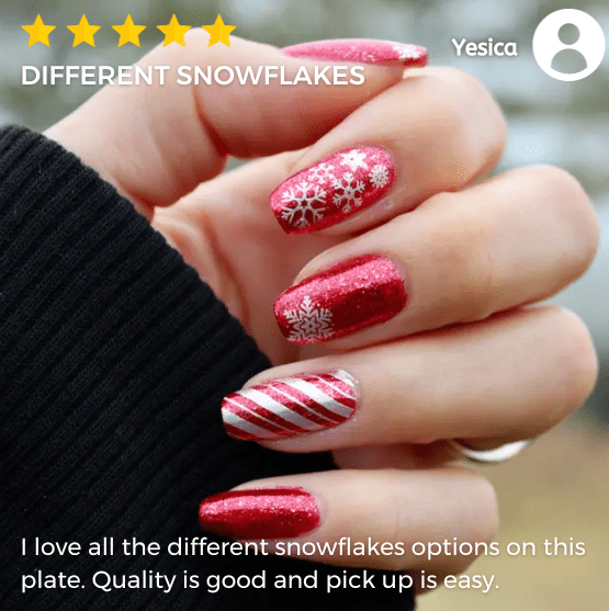 Snow Day (M338) - Nail Stamping Plate