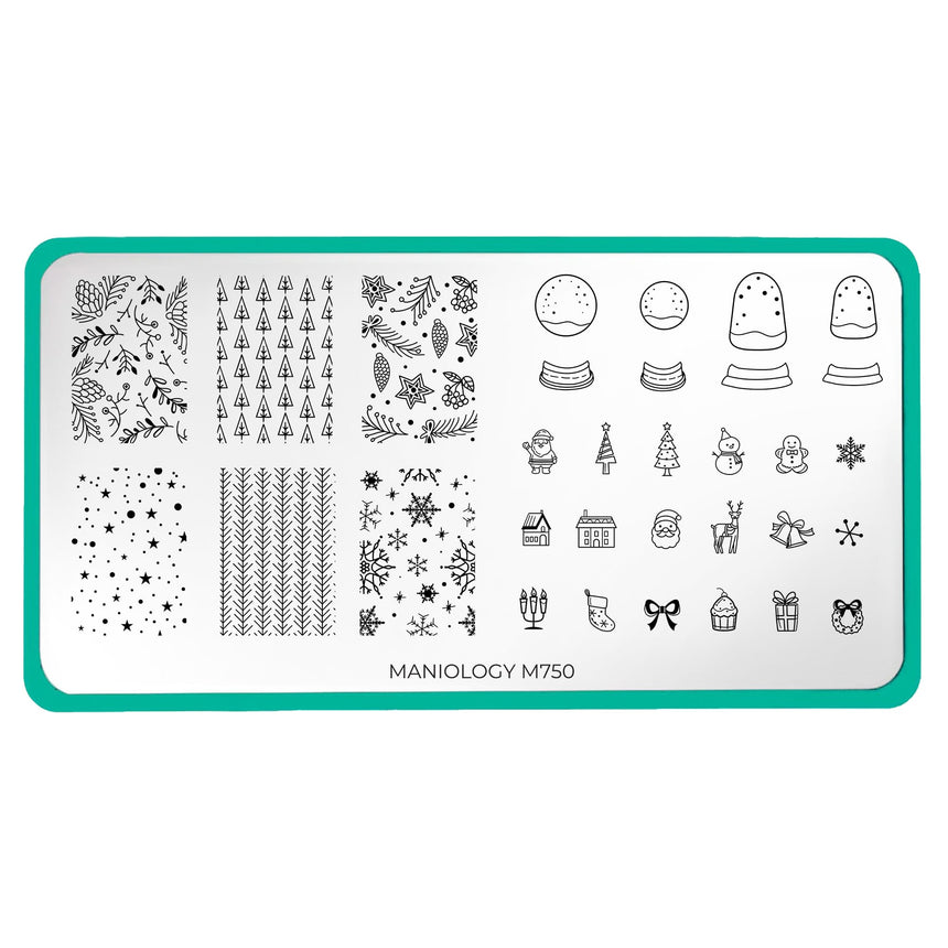 Snow Globes (M750) - Nail Stamping Plate